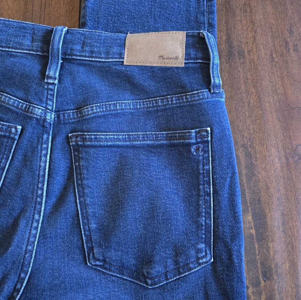 Madewell The Perfect Vintage Jeans Women's Dark Blue Stretch Denim Size 26 - Picture 5 of 12